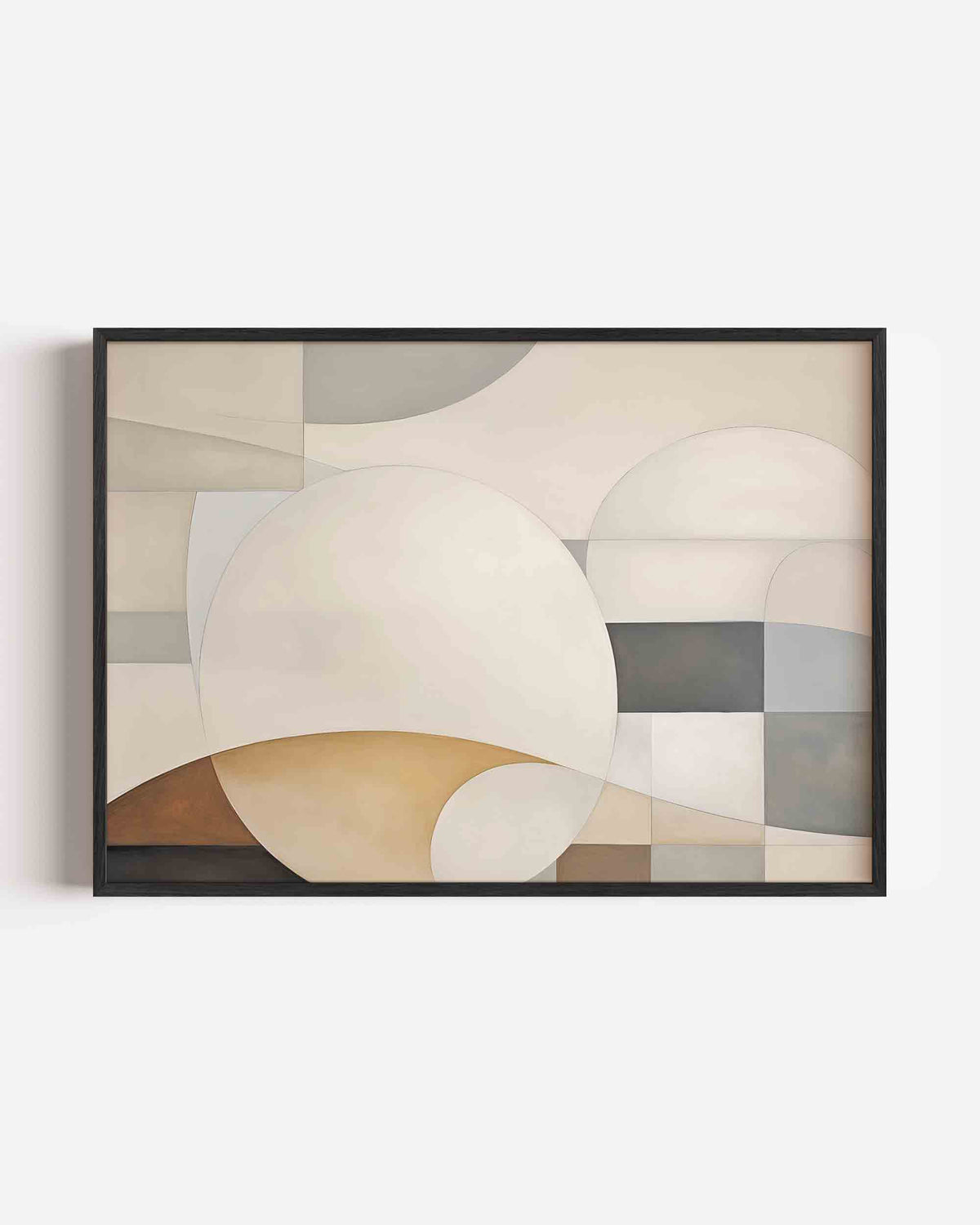 Abstracte vormen – abstracte landscape poster als wanddecoratie