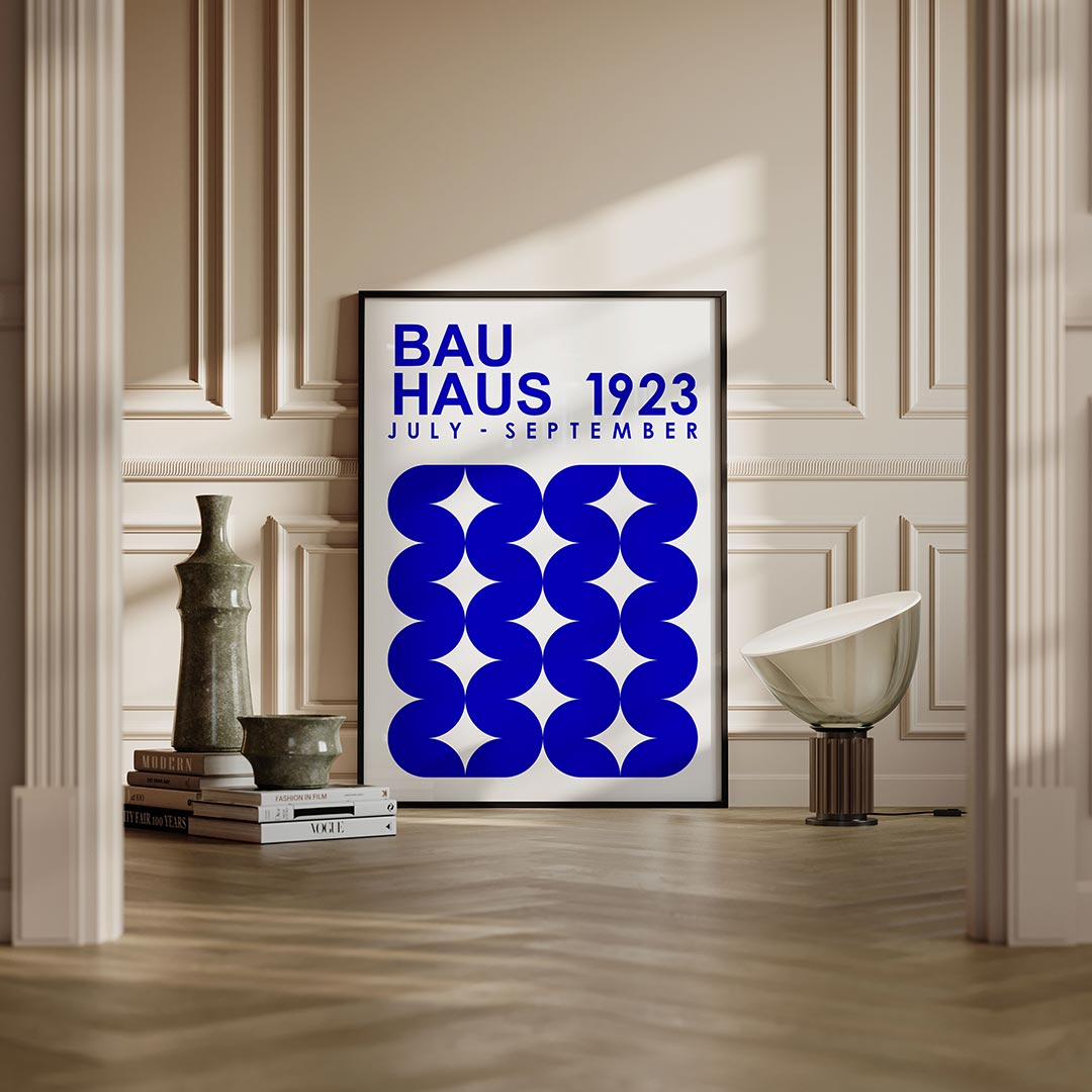 Vorm en ritme – moderne Bauhaus wandkunst als poster