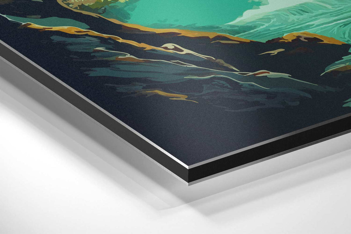 Magische Waterval – canvas kunstwerk als wanddecoratie