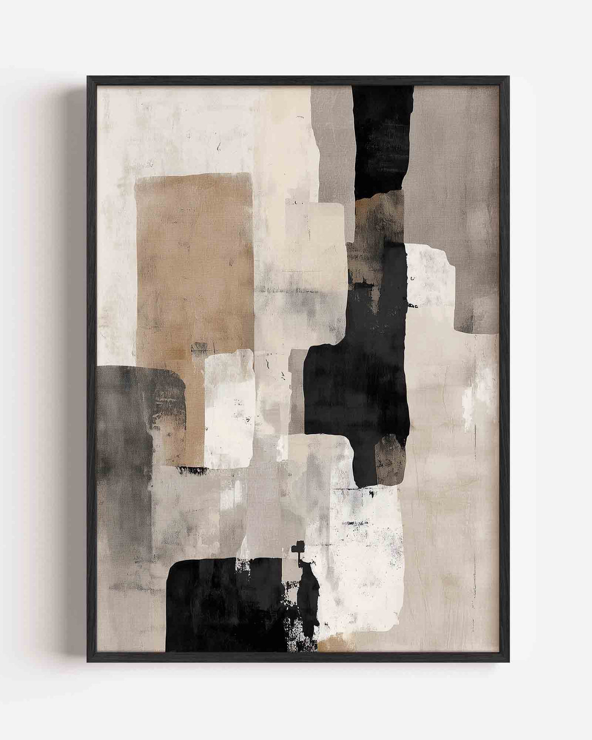 Abstracte vormen – abstracte portret poster als wanddecoratie