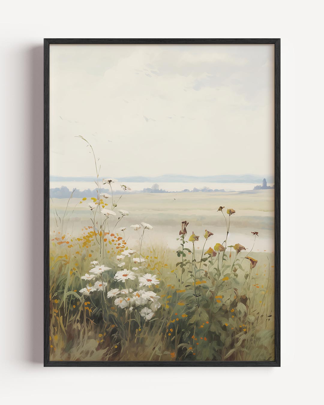 Wilde Bloemen Weide – vintage portret poster als wanddecoratie