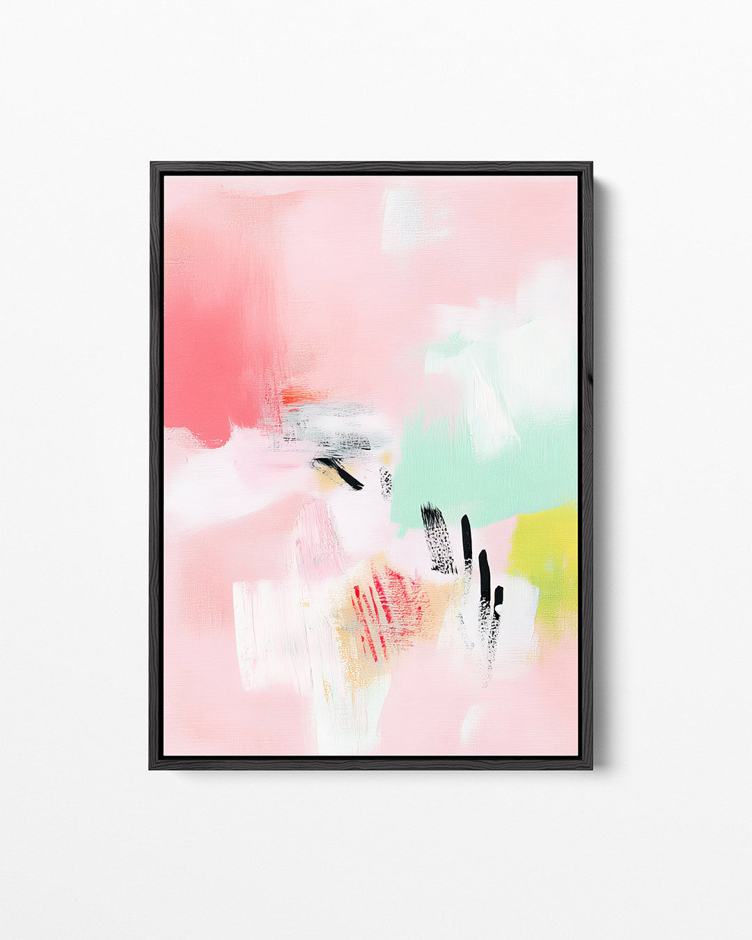 Kleurrijke vegen – staand wanddecoratie kunstwerk