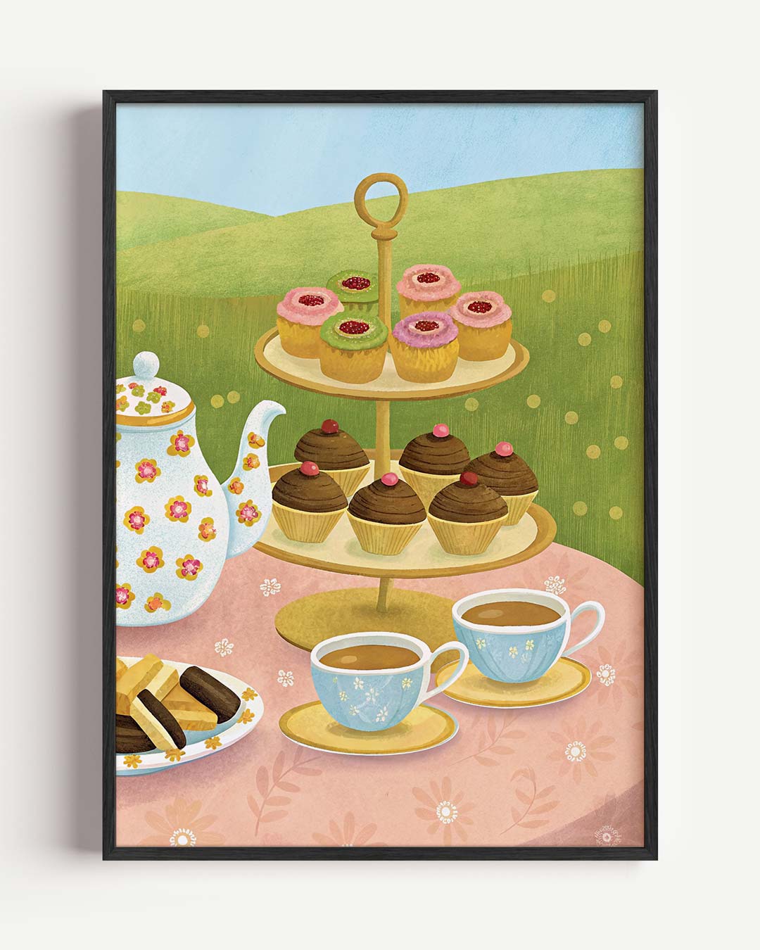 High Tea Sfeervol – keuken portret poster als wanddecoratie