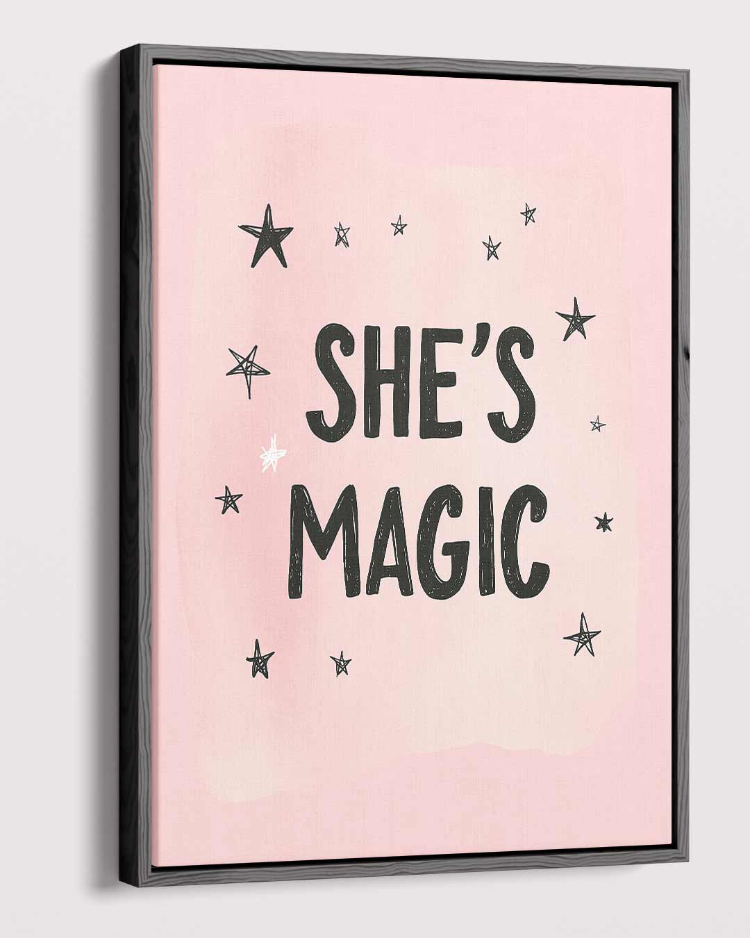 She's Magic Poster – plexiglas wanddecoratie in portret formaat