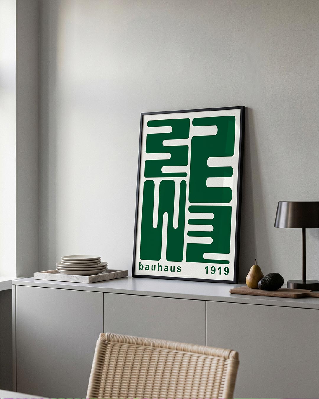  – moderne Bauhaus wandkunst als poster