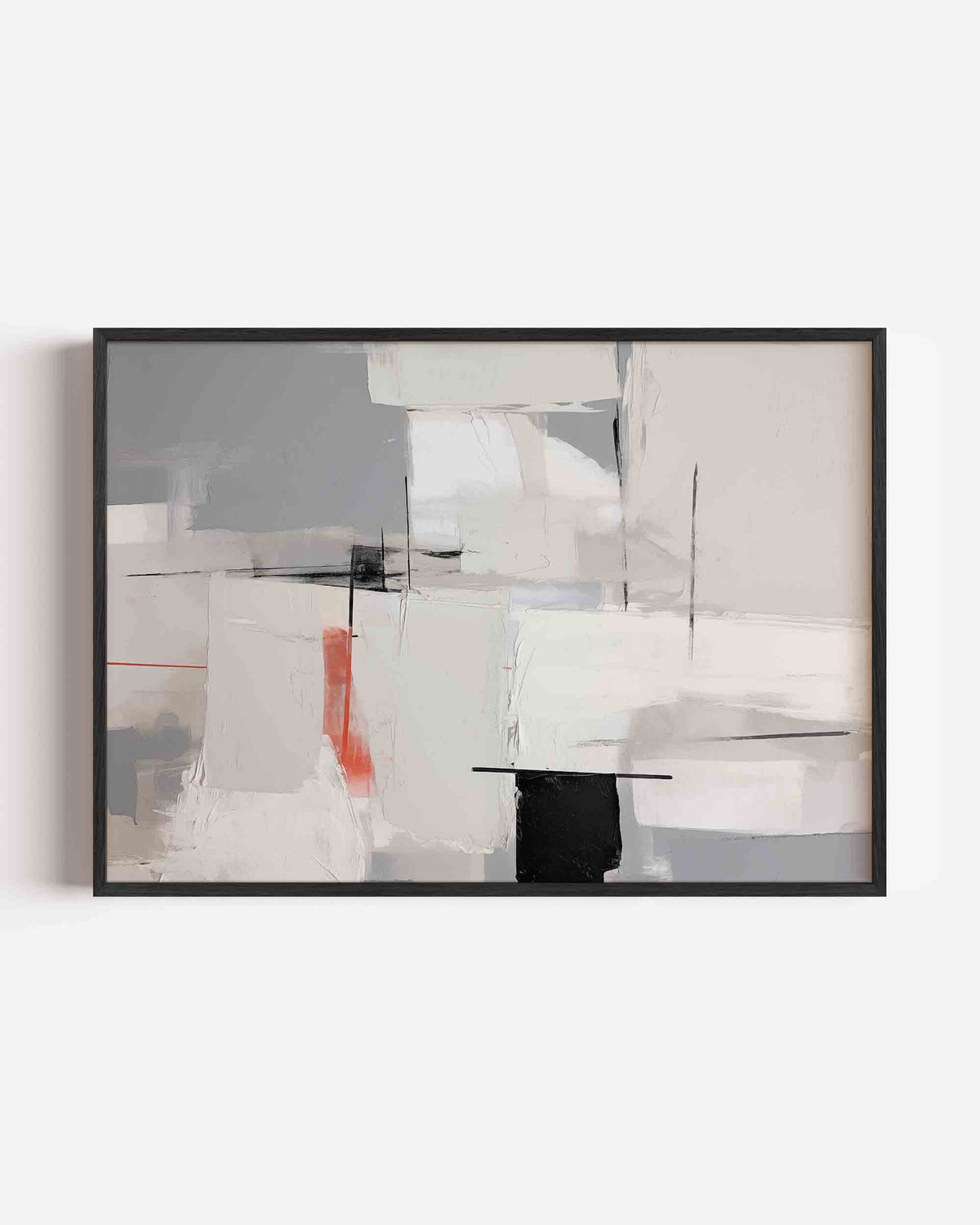 Abstracte vormen – abstracte landscape poster als wanddecoratie