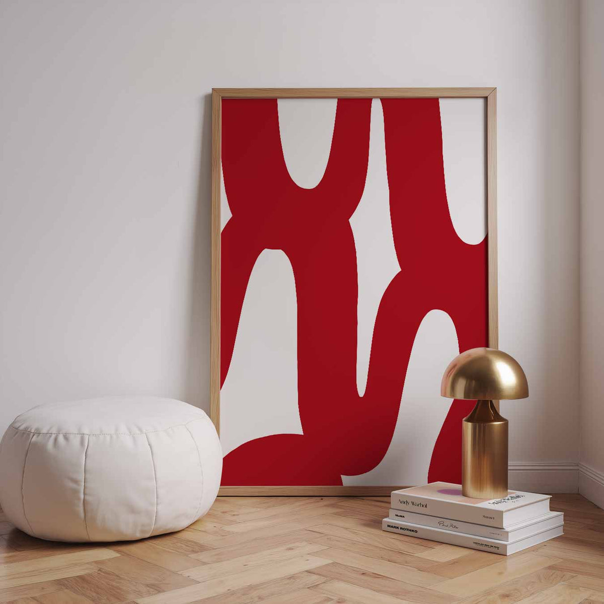 Moderne Abstracte Kunstposter – staande kleurrijke abstracte wanddecoratie van WallArtistic