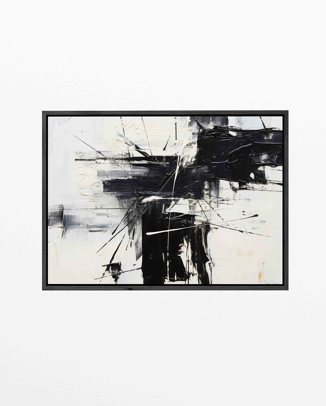 Dynamische lijnen – liggend abstract kunstwerk