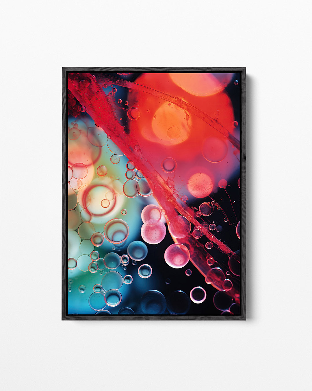 Kleurrijke bellen – staand wanddecoratie kunstwerk