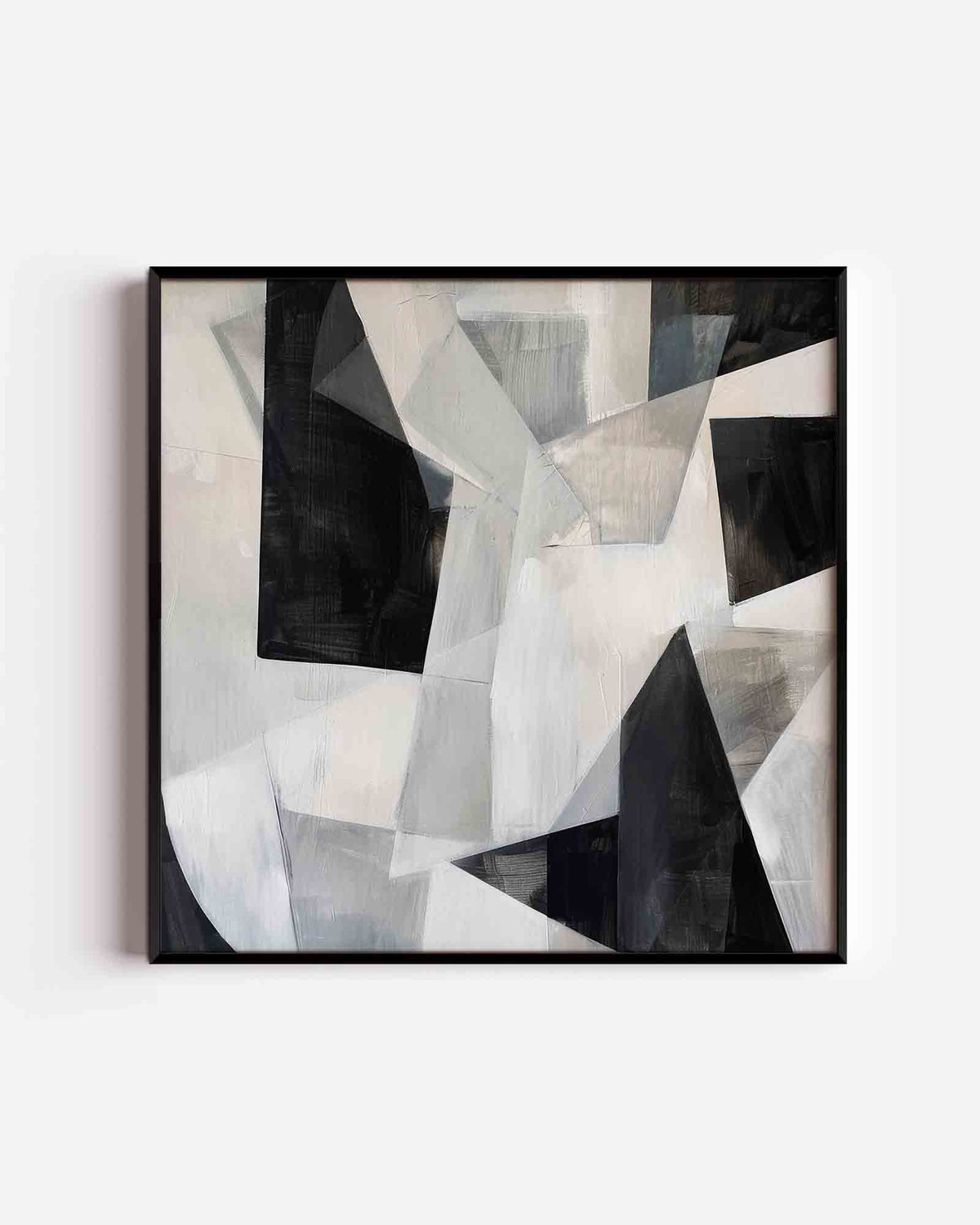 Abstracte vormen – design vierkante poster als wanddecoratie