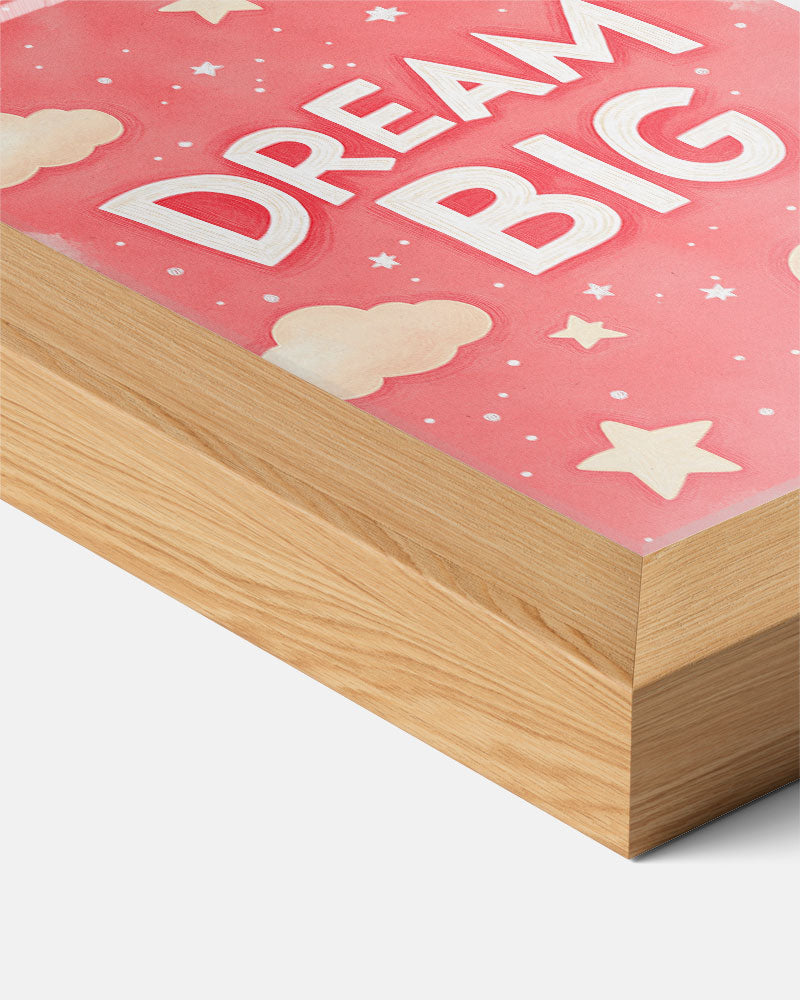 Inspirerende Dromen – kids poster als vrolijke staande wanddecoratie
