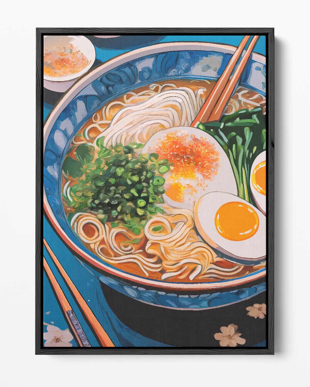 Ramen Liefde Illustratie – portret kunstwerk als wanddecoratie