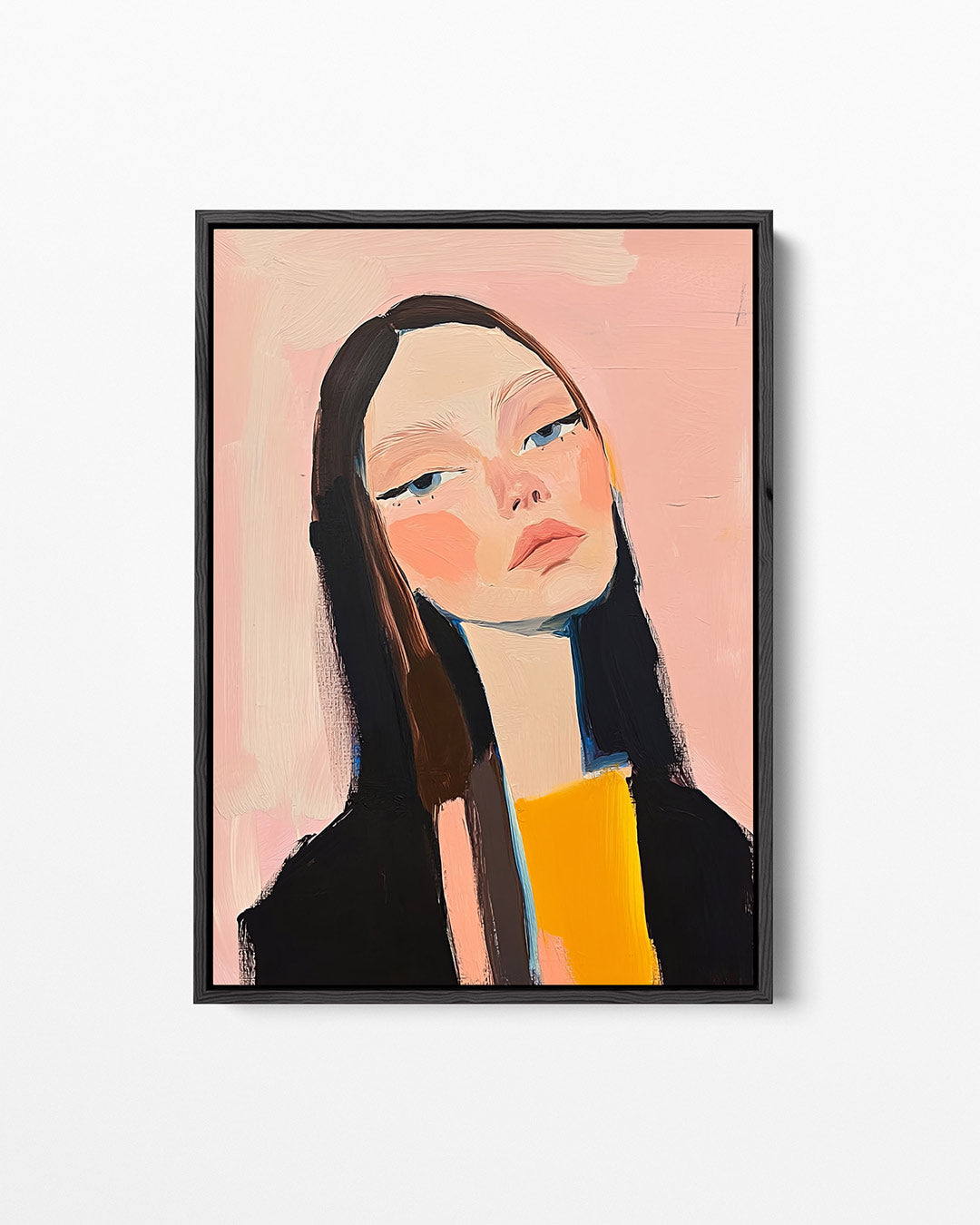 Vrouwelijk portret – Portret – staand wanddecoratie kunstwerk