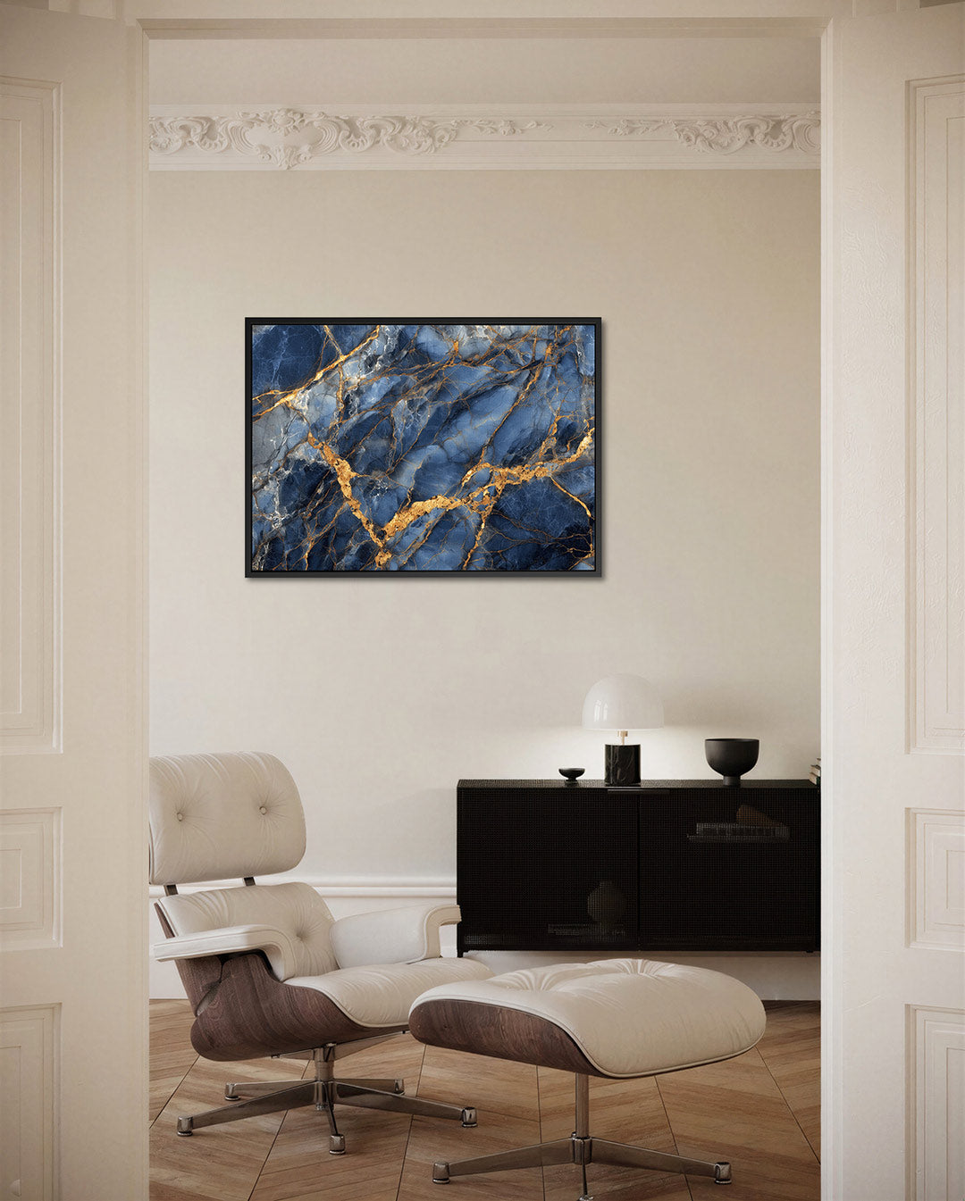 Marmer textuur – liggende wanddecoratie