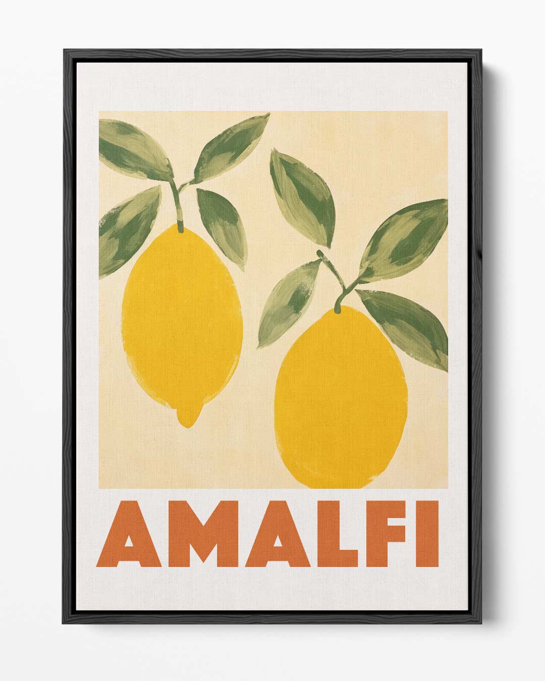 Zonnige Amalfi Citroenen – portret kunstwerk als wanddecoratie