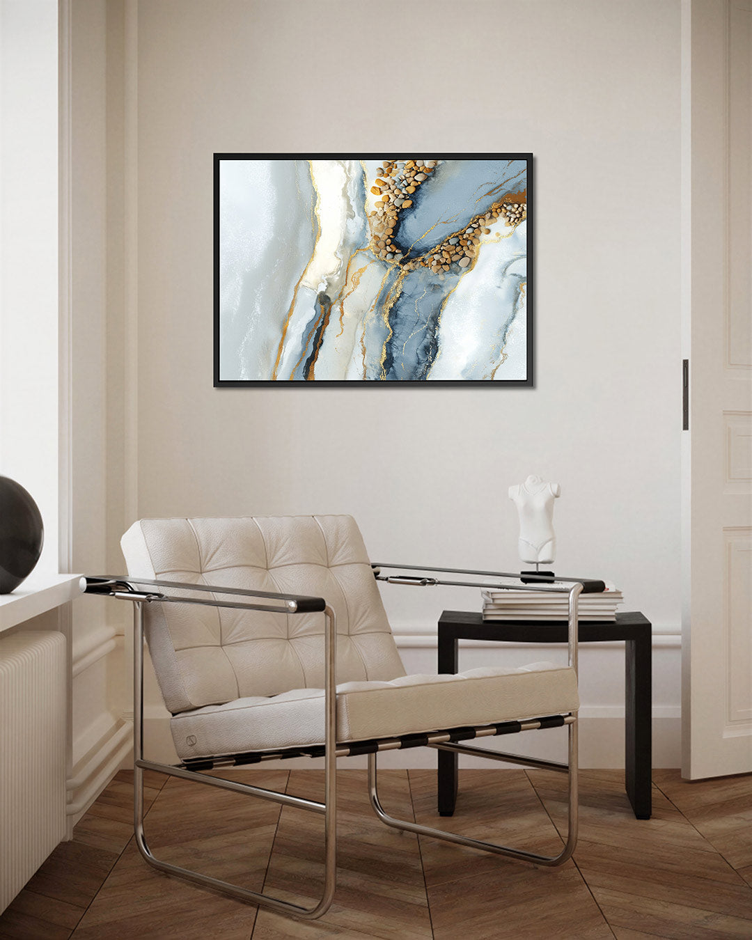 Organische stroom – kunstwerk op canvas, dibond of plexiglas