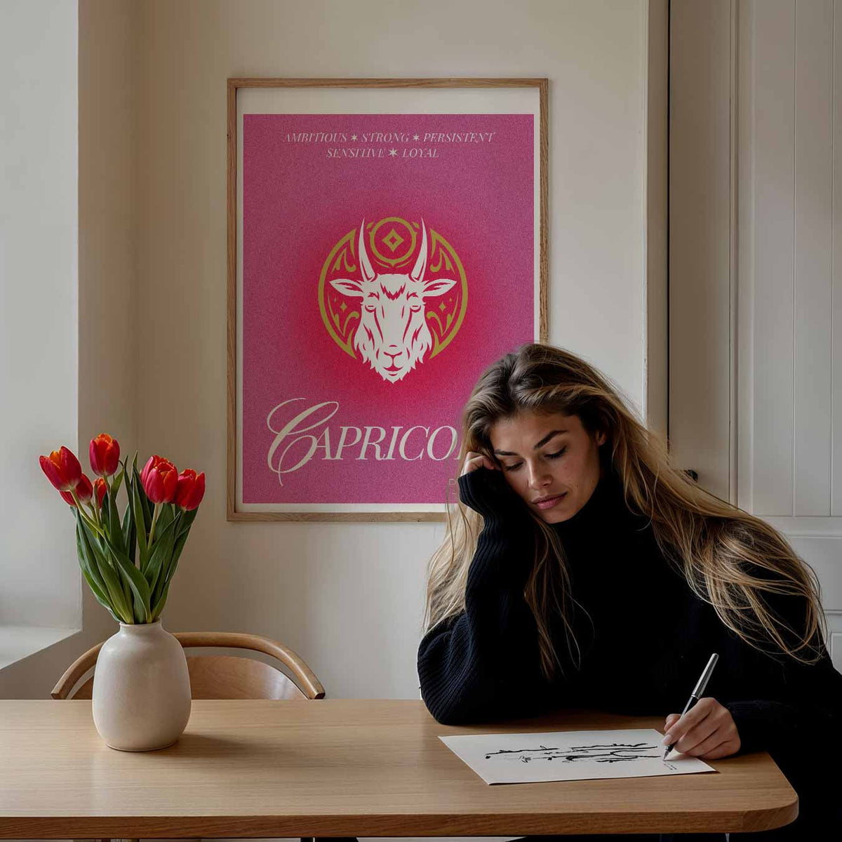 Abstracte – mindful poster als rustige wanddecoratie