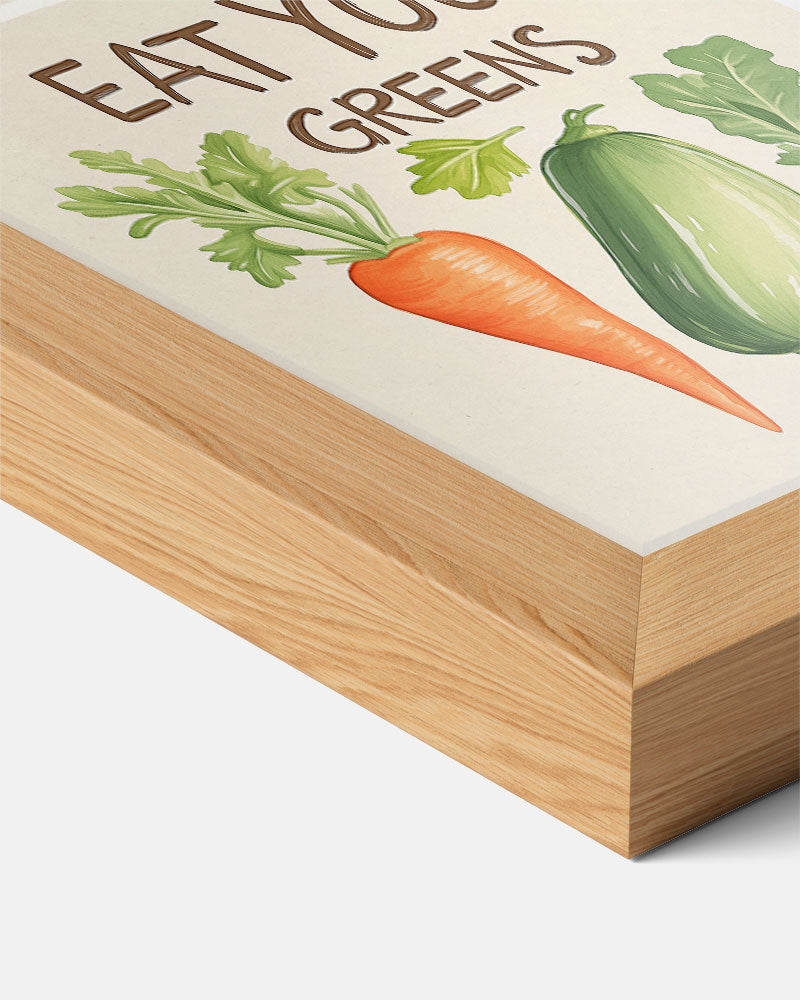 Groenten Inspiratie – kids poster als vrolijke staande wanddecoratie