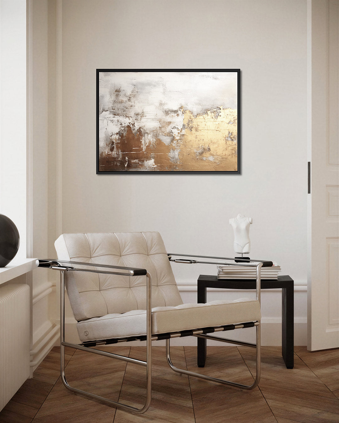 Gelaagde texturen – Dynamische – kunstwerk op canvas, dibond of plexiglas