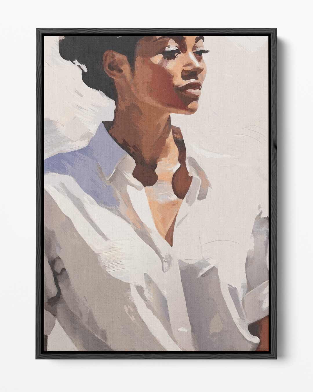Stijlvolle Rust – portret kunstwerk als wanddecoratie
