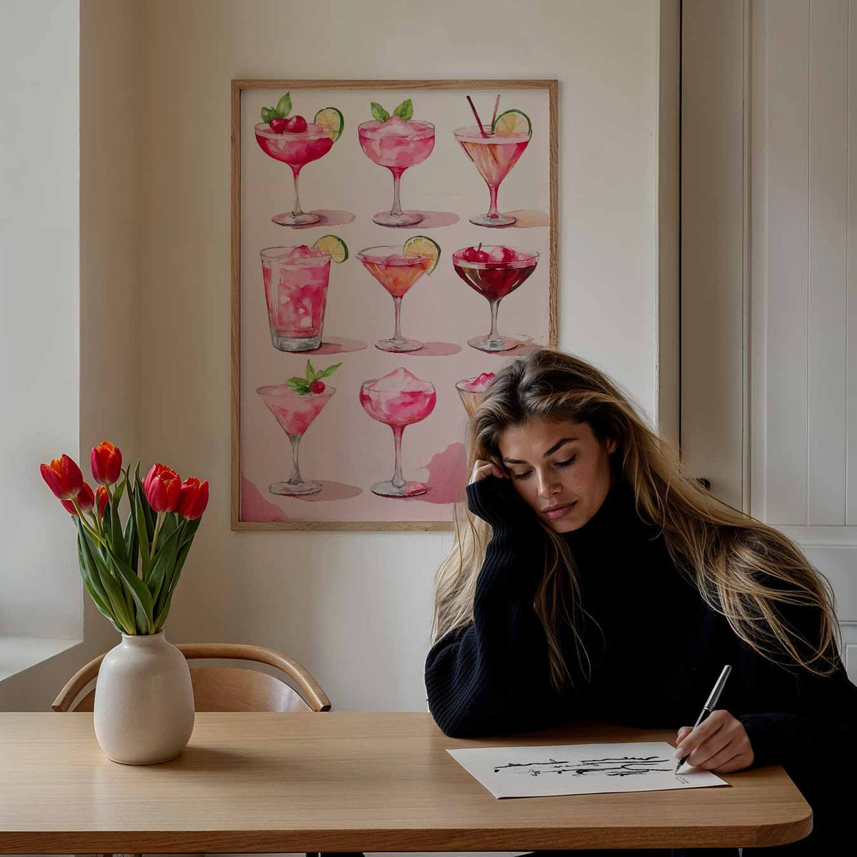 Sprankelende Cocktails – keuken portret poster, afbeelding 7