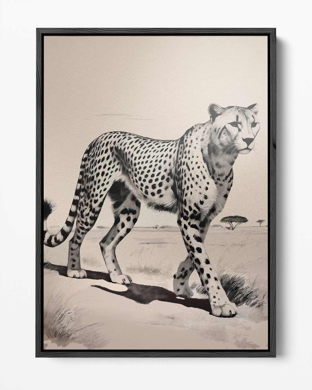 L'Opera d'Arte del Leopardo Elegante