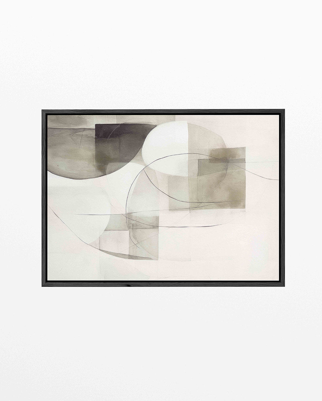 Organische vormen compositie – Organische – liggend wanddecoratie kunstwerk