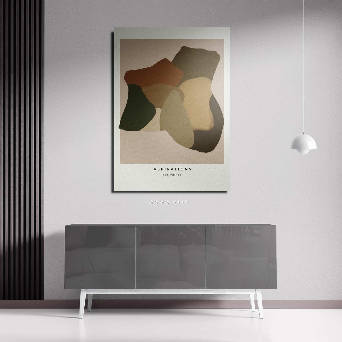 Abstracte Droomlandschappen Print – staande wandkunst voor woonkamer of interieur