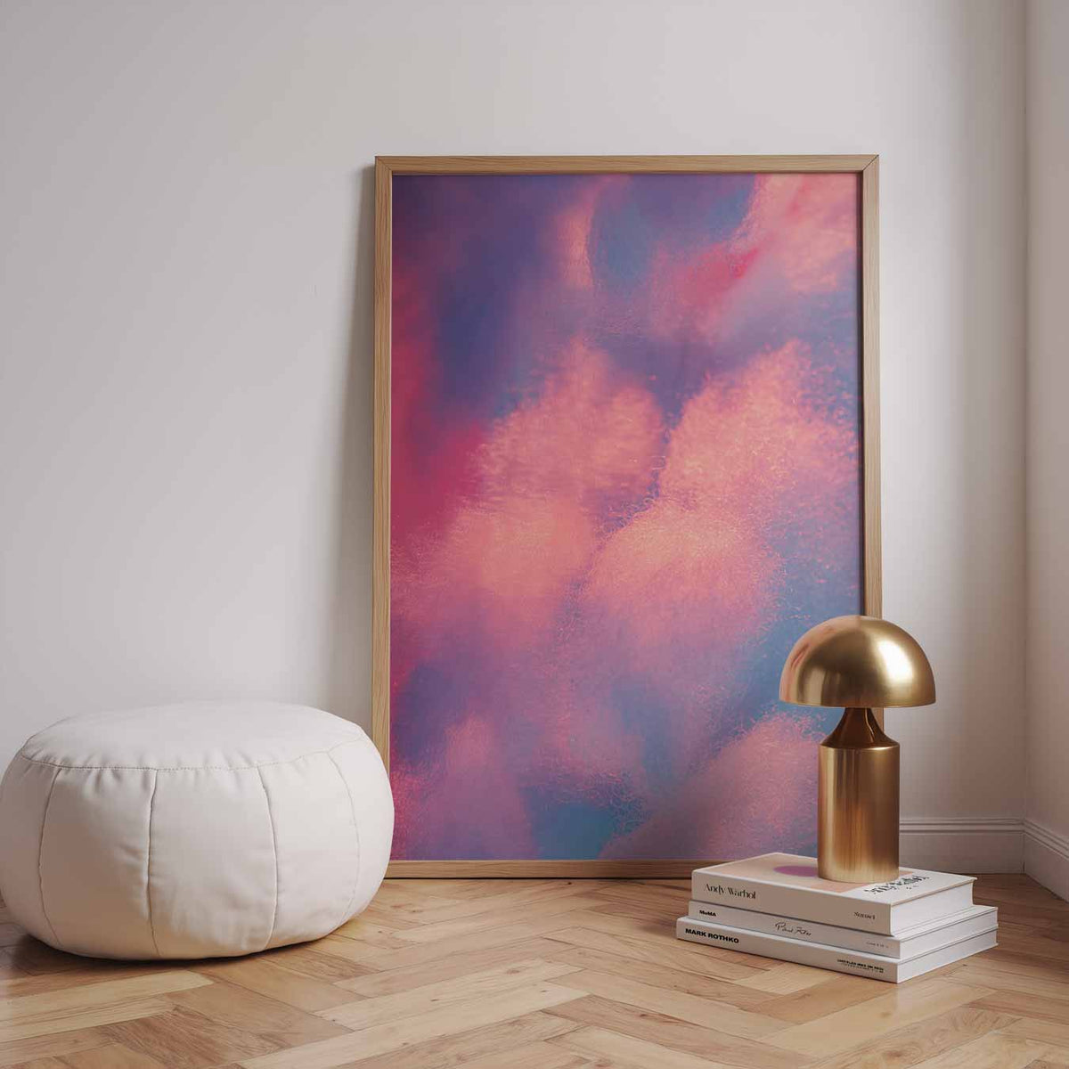 Dromerige Pastel Abstractie – urban poster in staand formaat