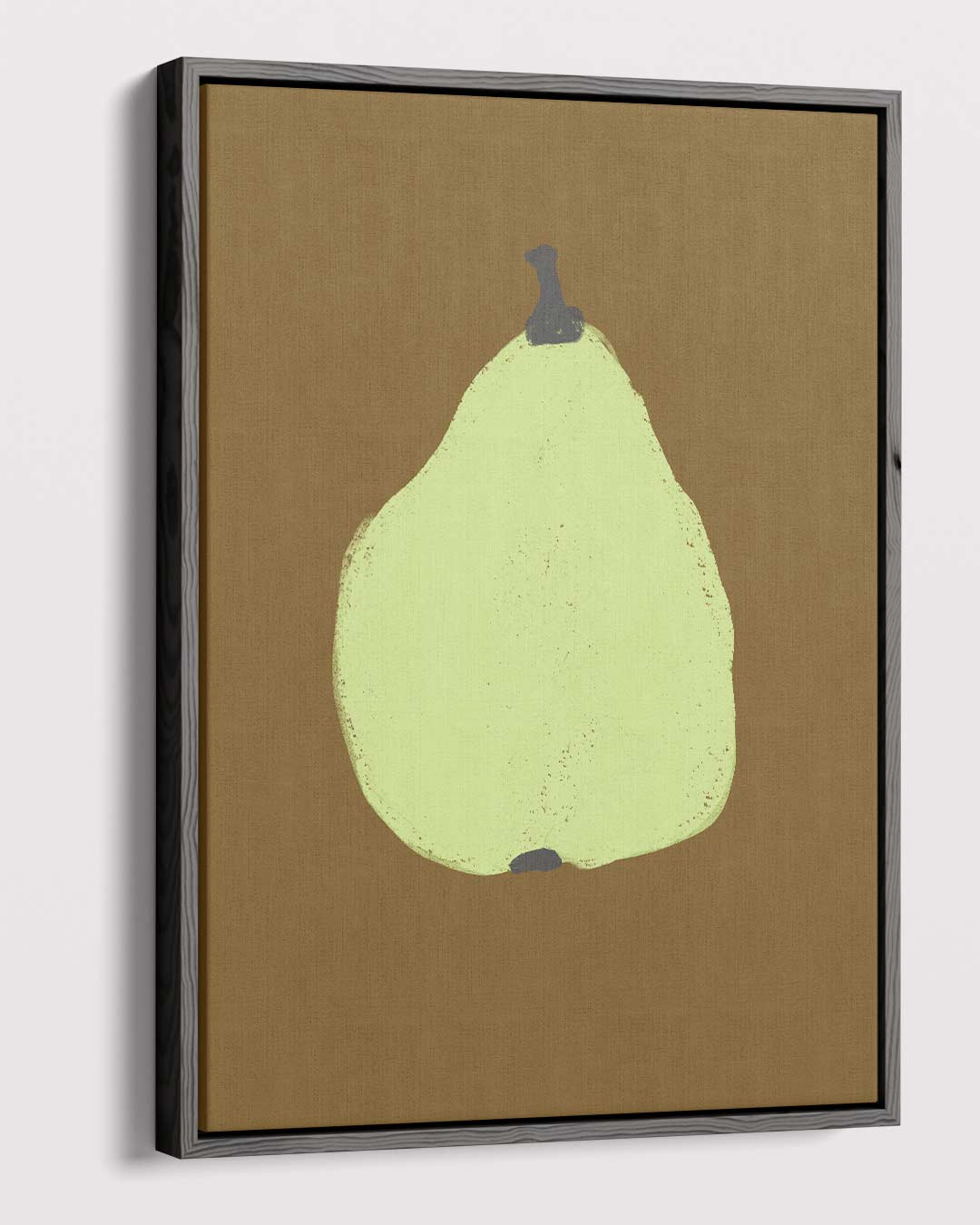 Abstracte Peer Illustratie – canvas wanddecoratie in portret formaat