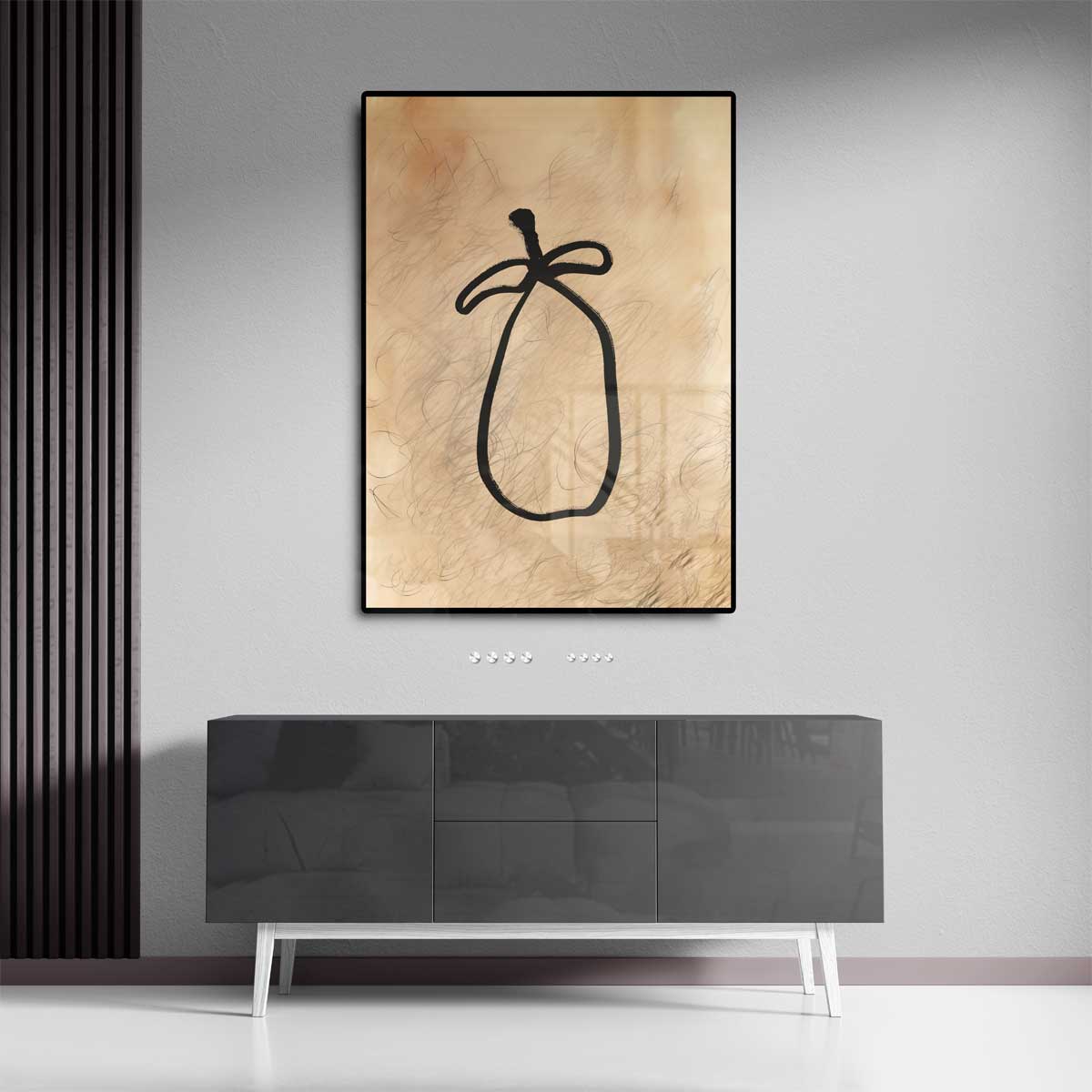 Simpele Schoonheid: Abstracte Vaas – staand kunstwerk voor modern interieur