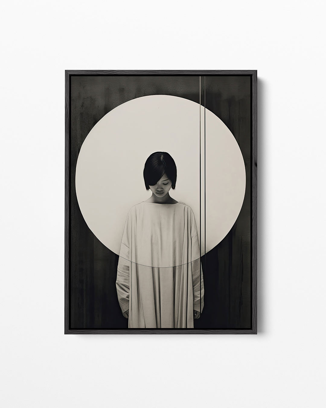 Geometrische harmonie – staand wanddecoratie kunstwerk