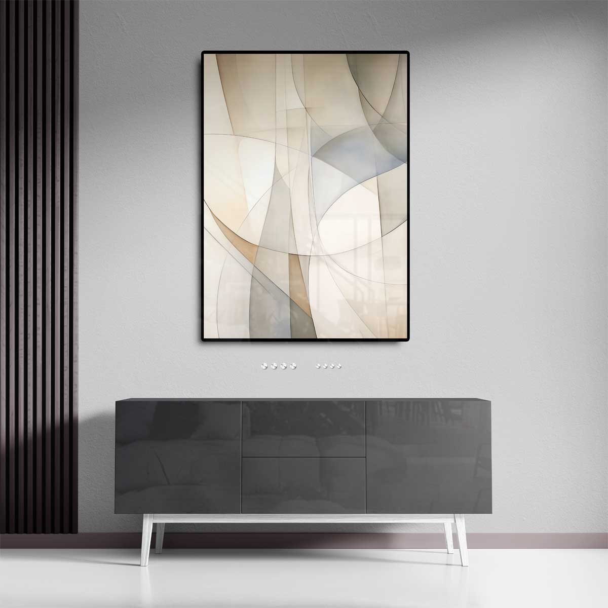 Eindeloze Cura – staand kunstwerk voor modern interieur