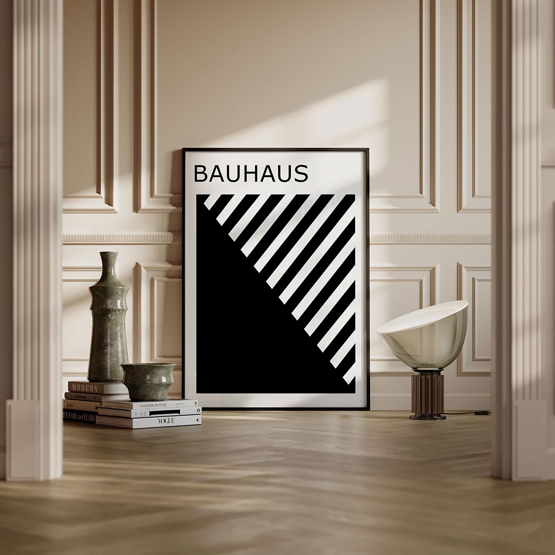  – moderne Bauhaus wandkunst als poster