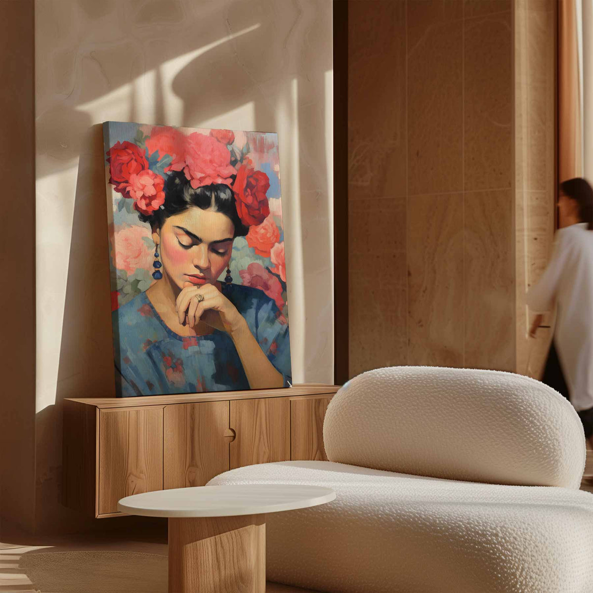 Bloemen Serenade – dibond kunstwerk als wanddecoratie
