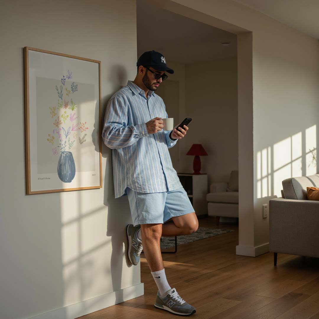 Bloemenpracht Illustratie – bloemen wandkunst als portret poster