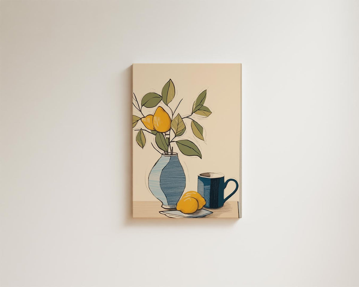 Fruitige Verrassingen – modern portret kunstwerk van WallArtistic