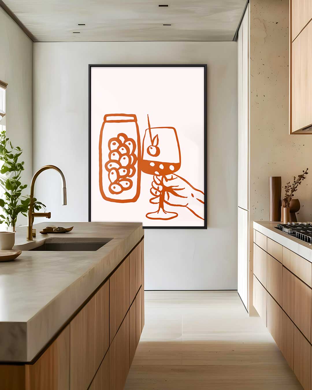 Stijlvolle Avond – staand kunstwerk voor modern interieur