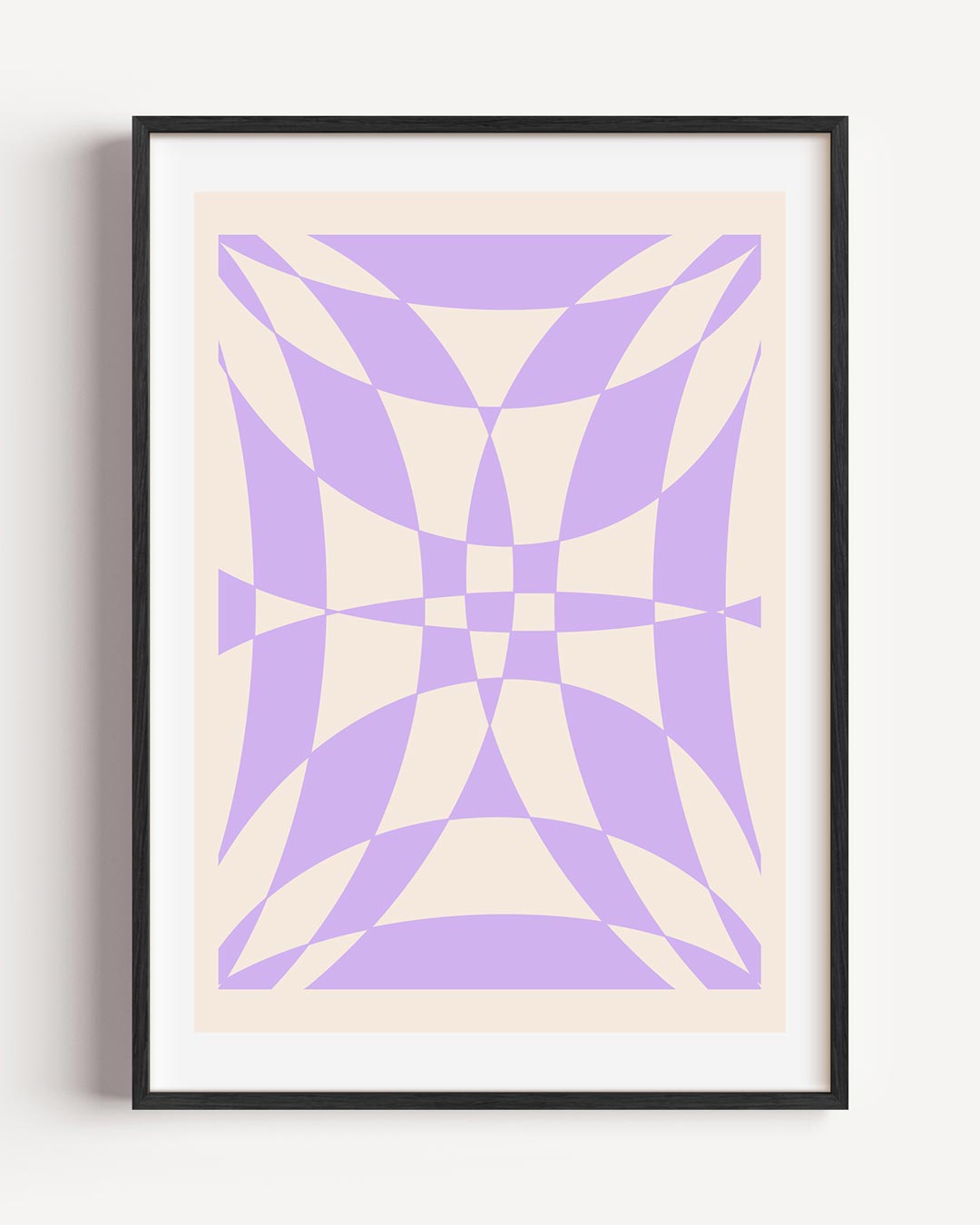 Geometrisch Abstracte Kunstposter – moderne portret poster als wanddecoratie