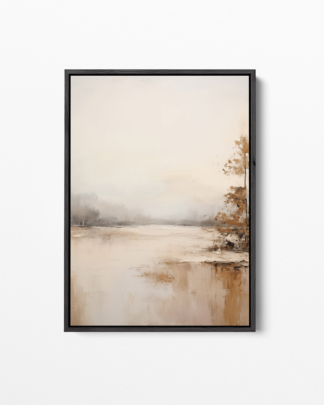 Rustige natuurlandschap – staand wanddecoratie kunstwerk