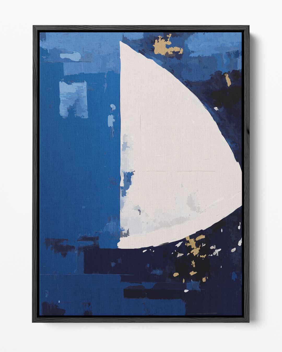 Zeilboot in Dromenland – portret kunstwerk als wanddecoratie