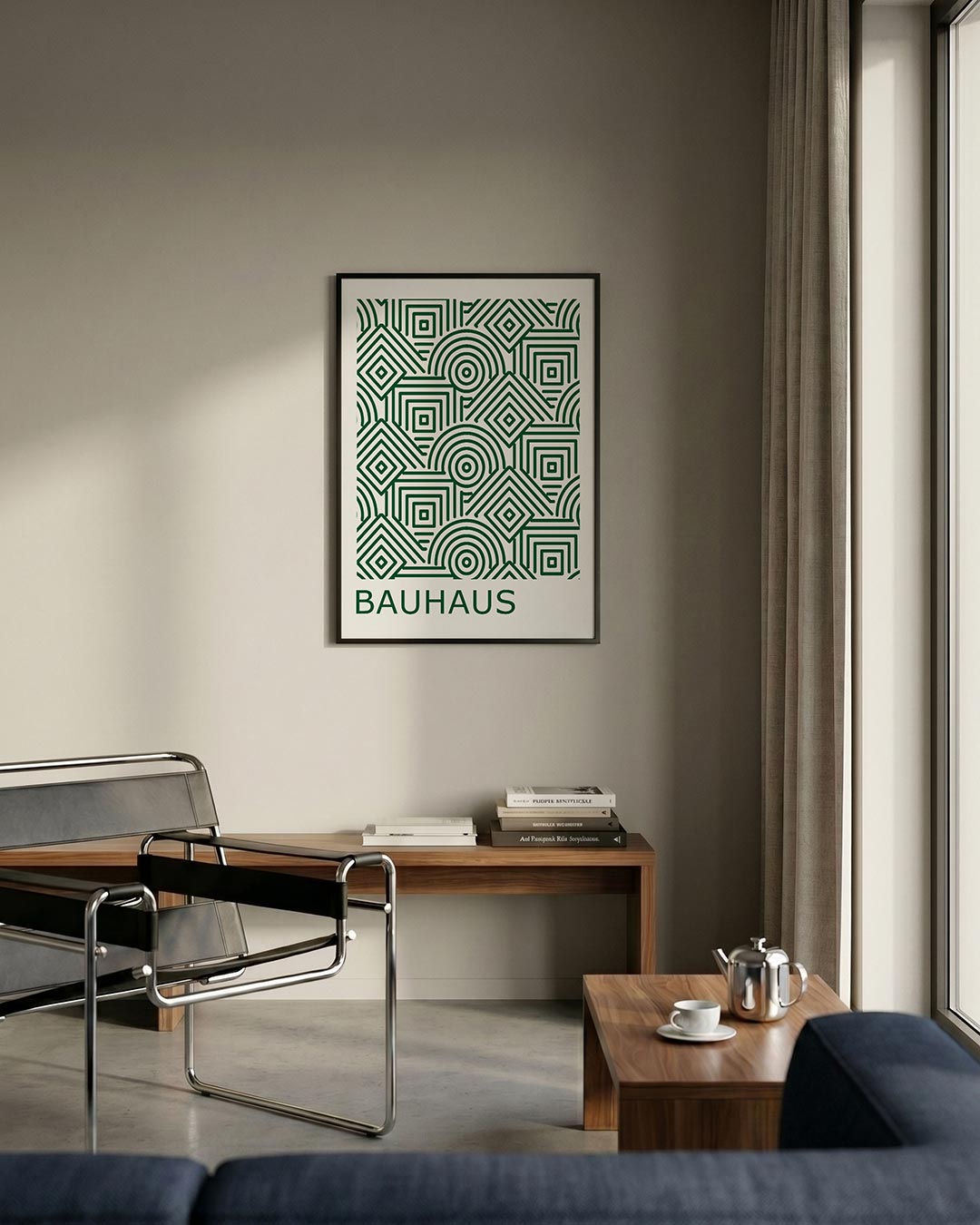  – geometrische poster in Bauhaus-stijl van WallArtistic
