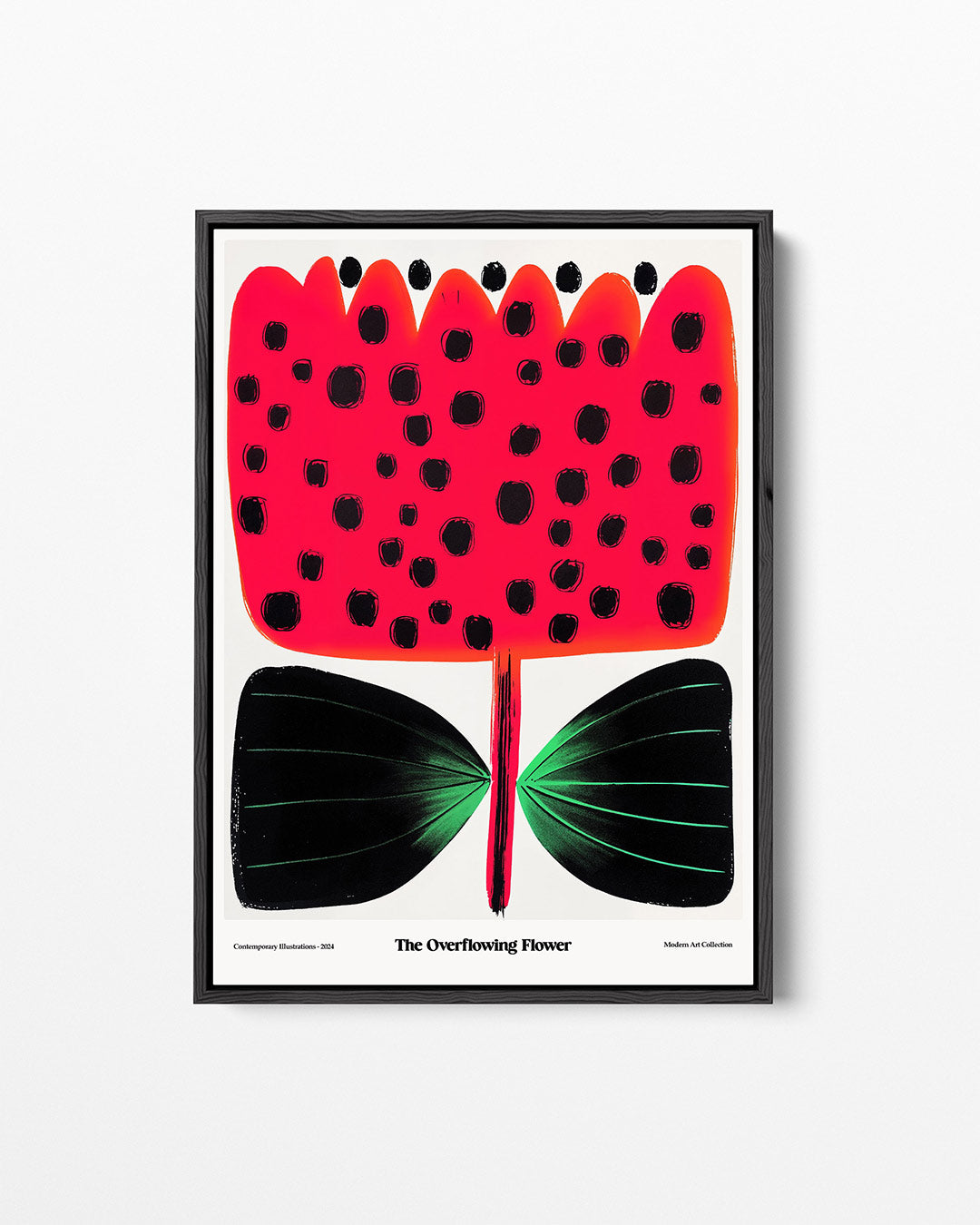 Vrolijke bloemvorm – staand wanddecoratie kunstwerk