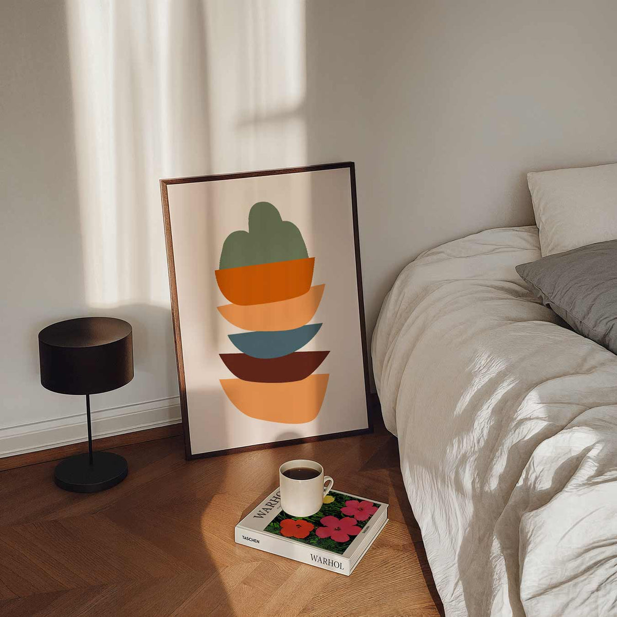 Kleurrijke Abstracte Vormen – abstract portret poster, afbeelding 7