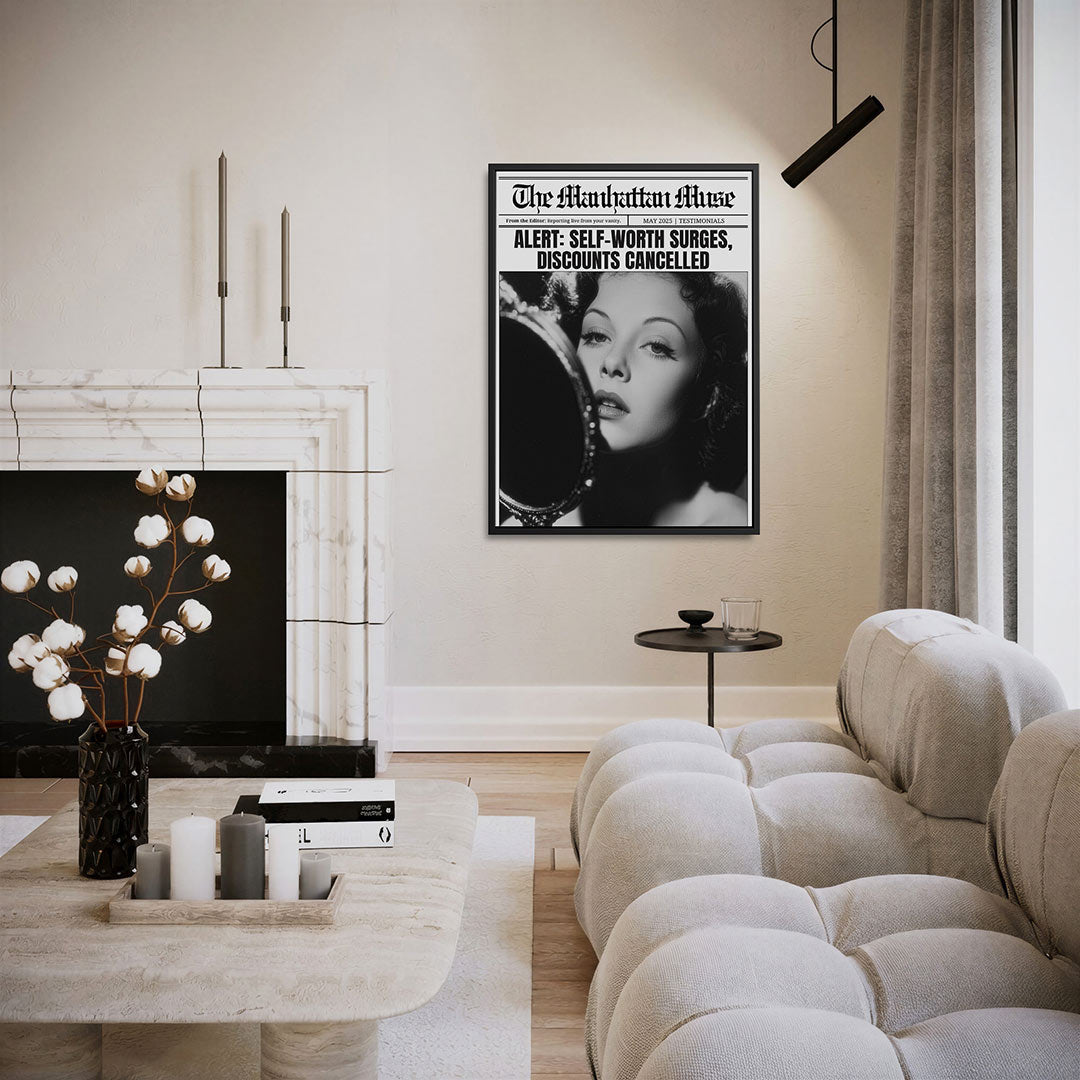 Spiegelportret – staand wanddecoratie kunstwerk