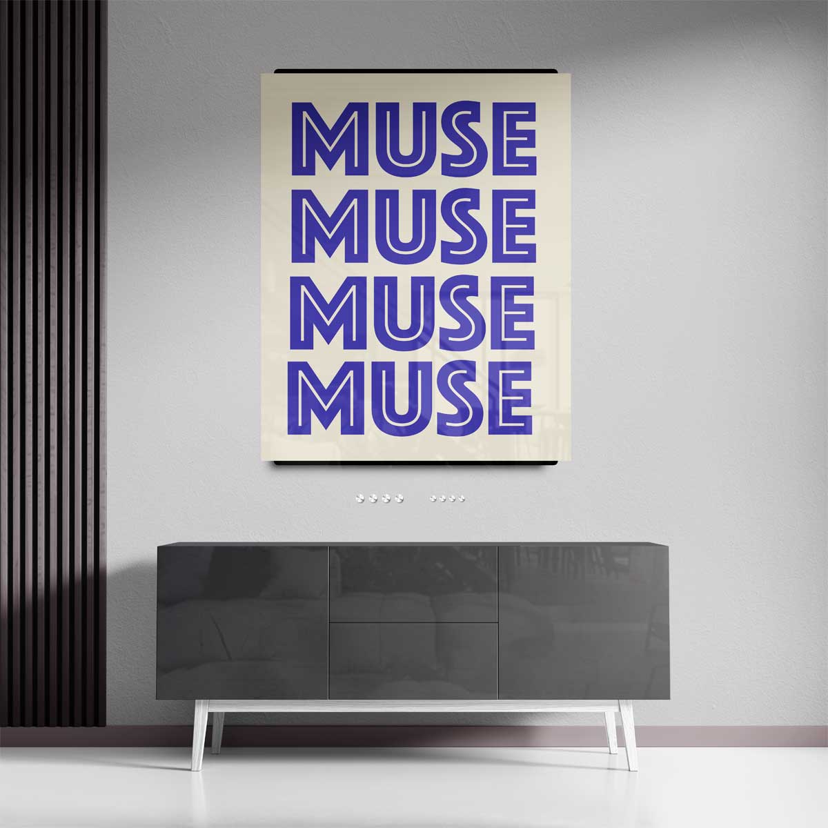 Veelzijdige Muse Herhaling – canvas kunstwerk als wanddecoratie