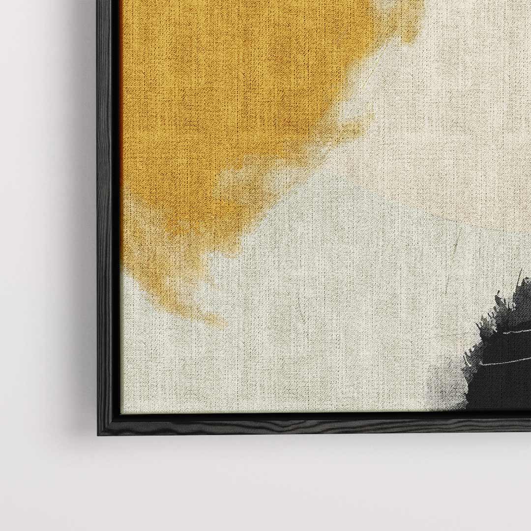 Warm Aards Abstract – dibond kunstwerk als wanddecoratie