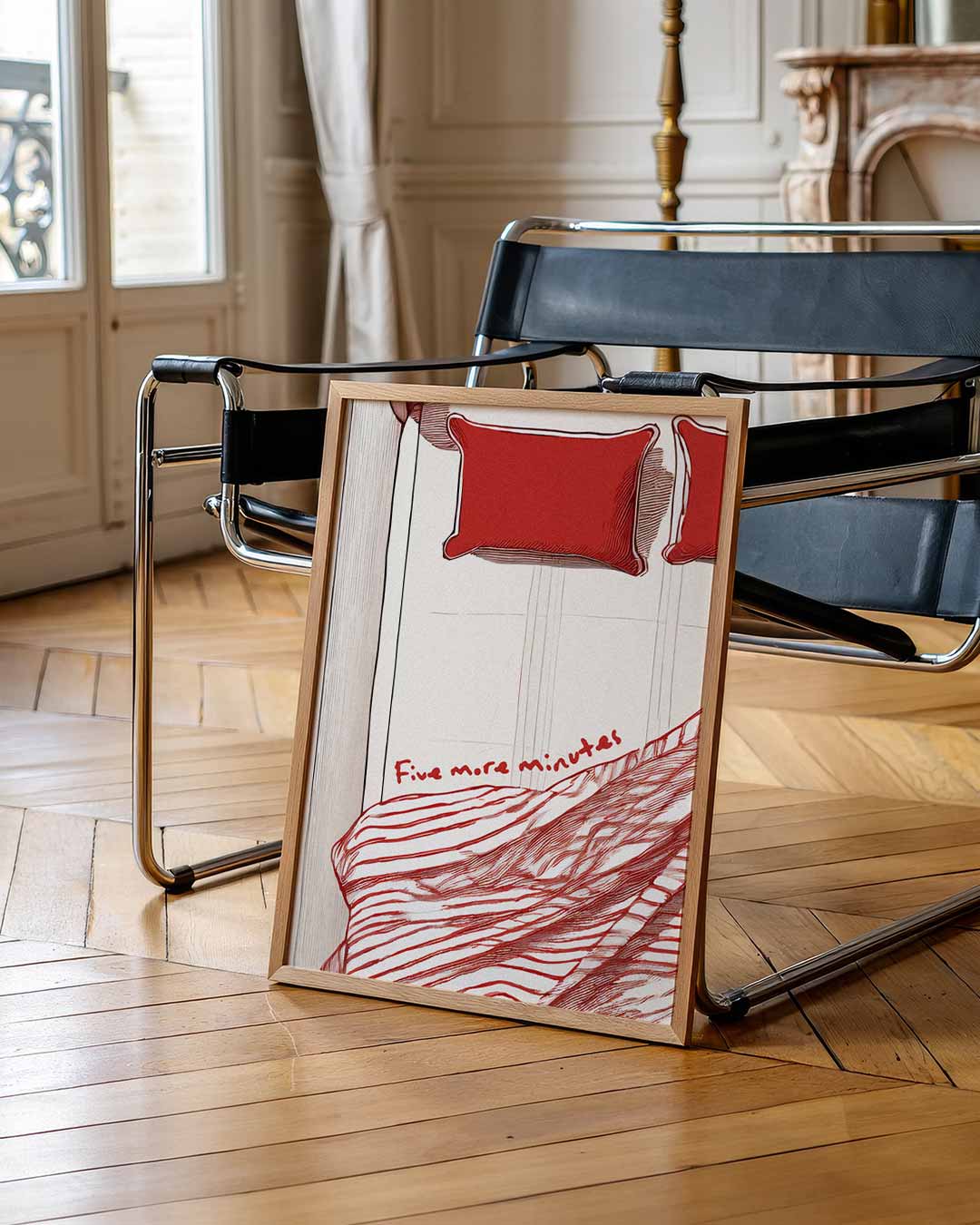 Slaapkamer Inspiratie – zomerse wandkunst als portret poster