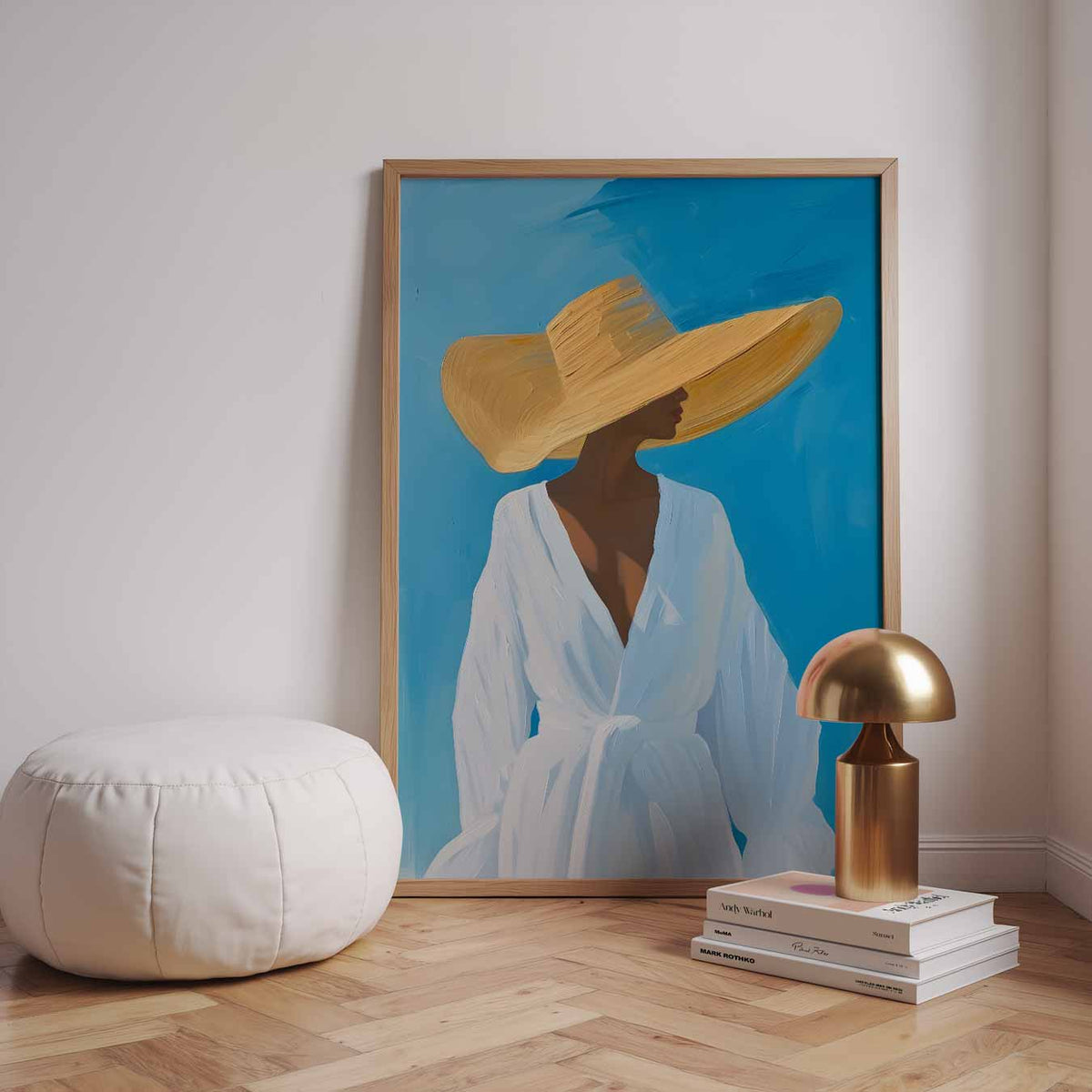 Stijlvolle Zomer Elegantie – urban poster in staand formaat