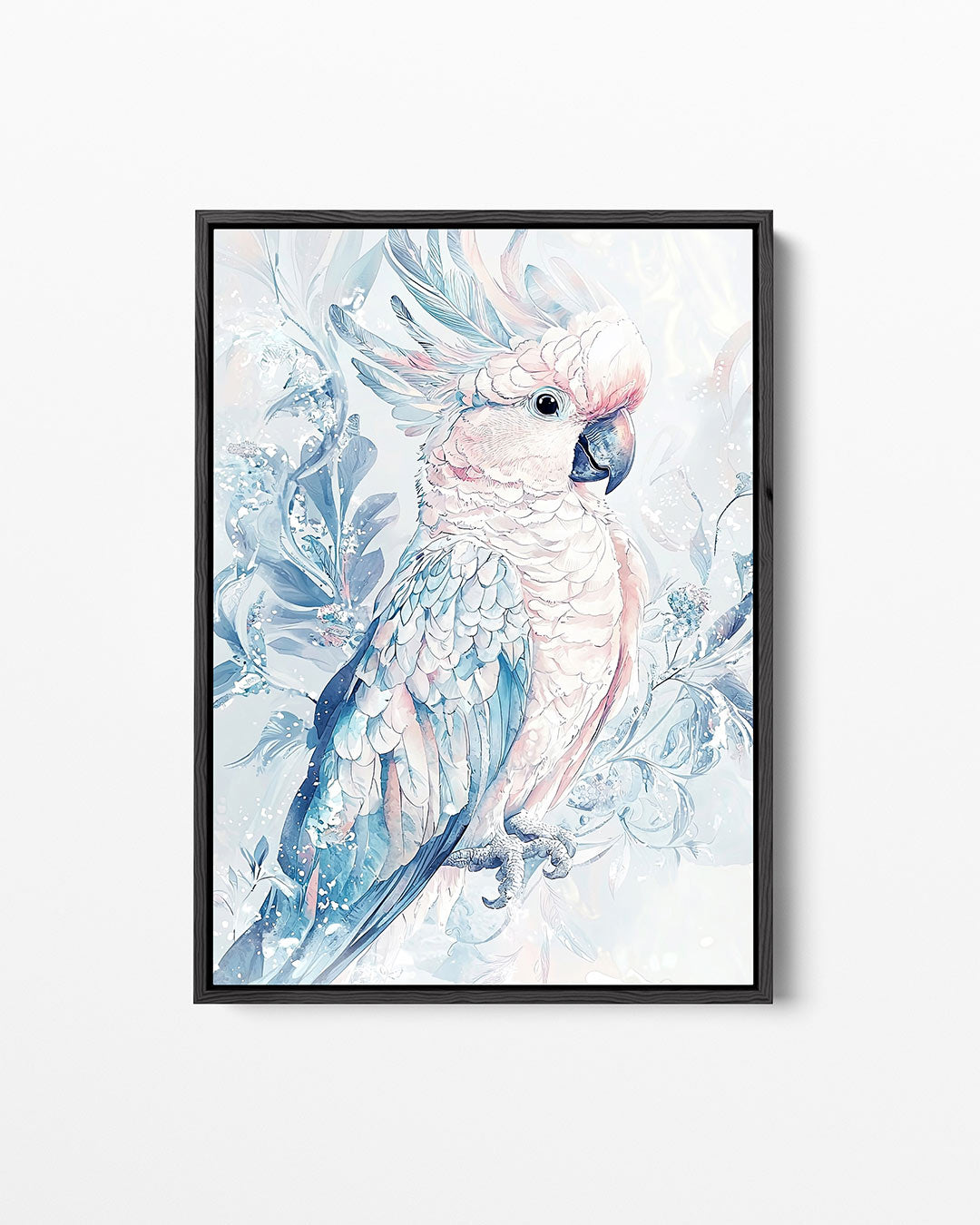 Vogels en bladeren – staand wanddecoratie kunstwerk